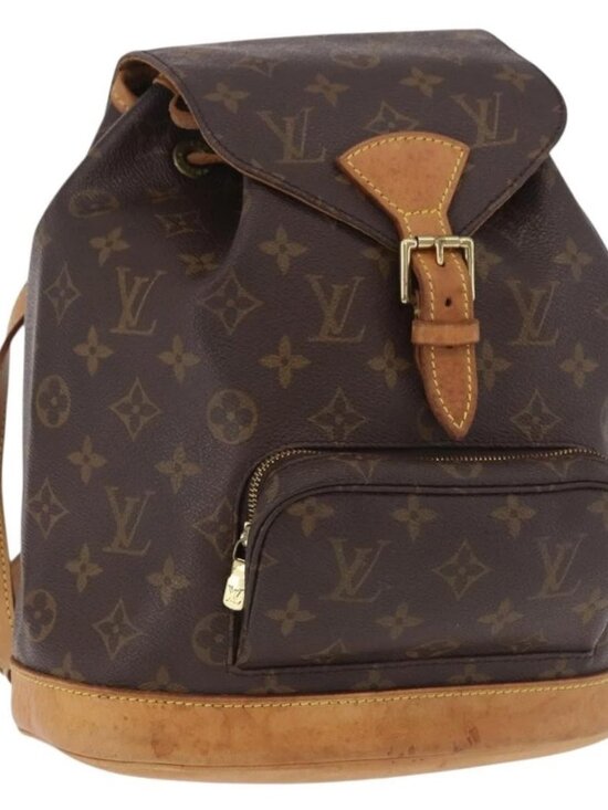 LOUIS VUITTON Monogram Montsouris MM Backpack M51136 LV Auth 184703
